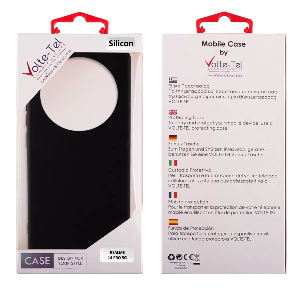VOLTE-TEL SILICON TPU ΘΗΚΗ REALME 14 PRO 5G 6.77in  BLACK - Image 2
