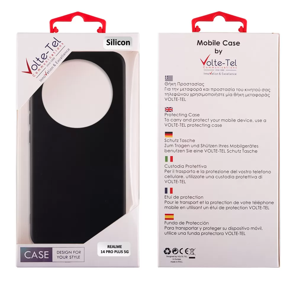 VOLTE-TEL SILICON TPU ΘΗΚΗ REALME 14 PRO PLUS 5G 6.83in  BLACK - Image 2