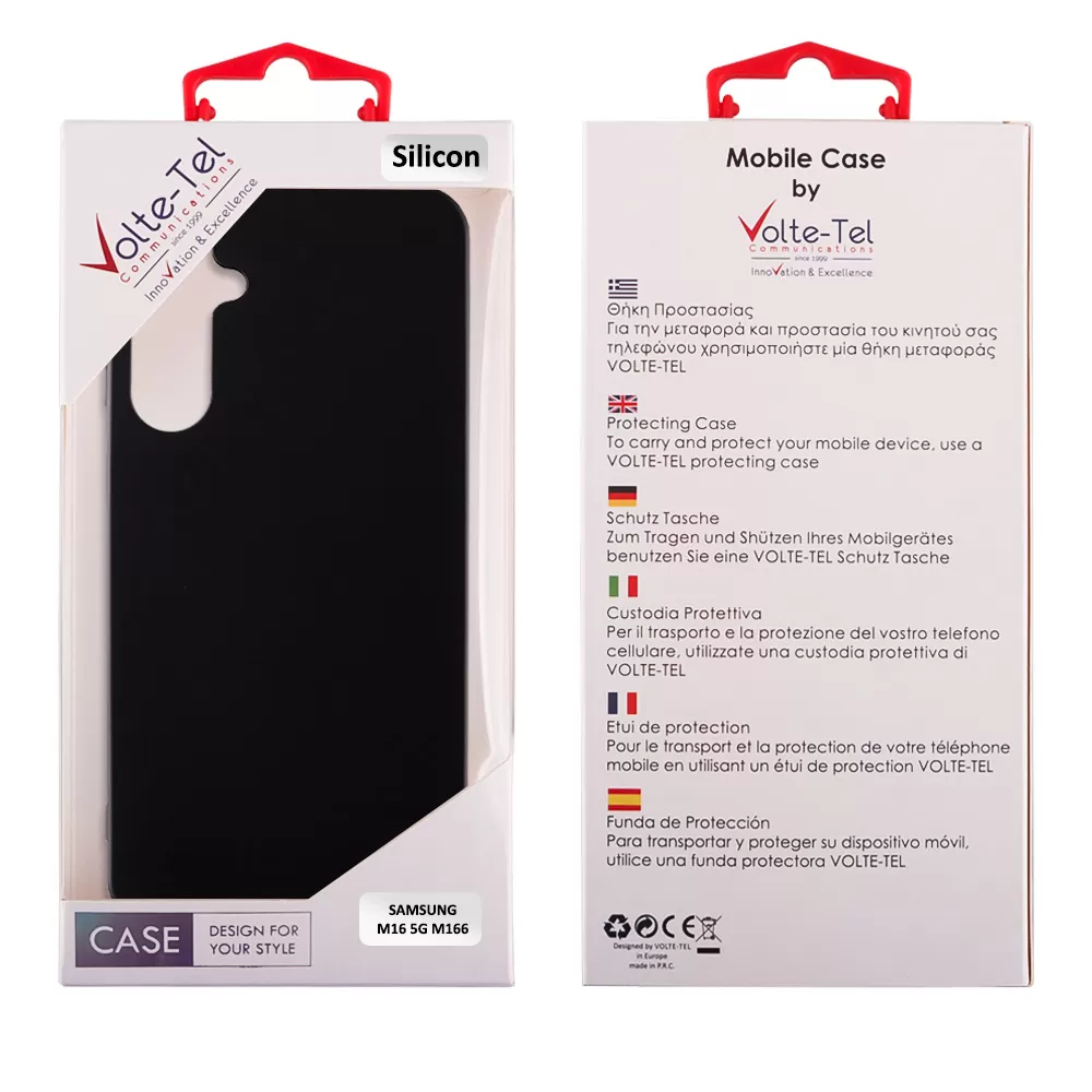 VOLTE-TEL SILICON TPU ΘΗΚΗ SAMSUNG M16 5G M166 6.7in  CAMERA GUARD BLACK - Image 2