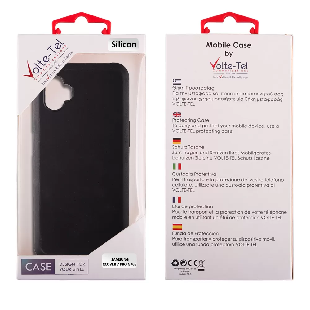 VOLTE-TEL SILICON TPU ΘΗΚΗ SAMSUNG XCOVER 7 PRO G766 6.6in  CAMERA GUARD BLACK - Image 2