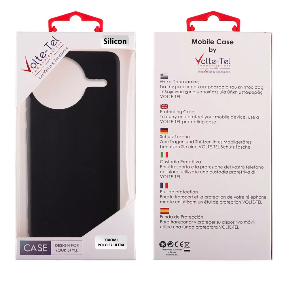 VOLTE-TEL SILICON TPU ΘΗΚΗ XIAOMI POCO F7 ULTRA 6.67in  CAMERA GUARD BLACK - Image 2