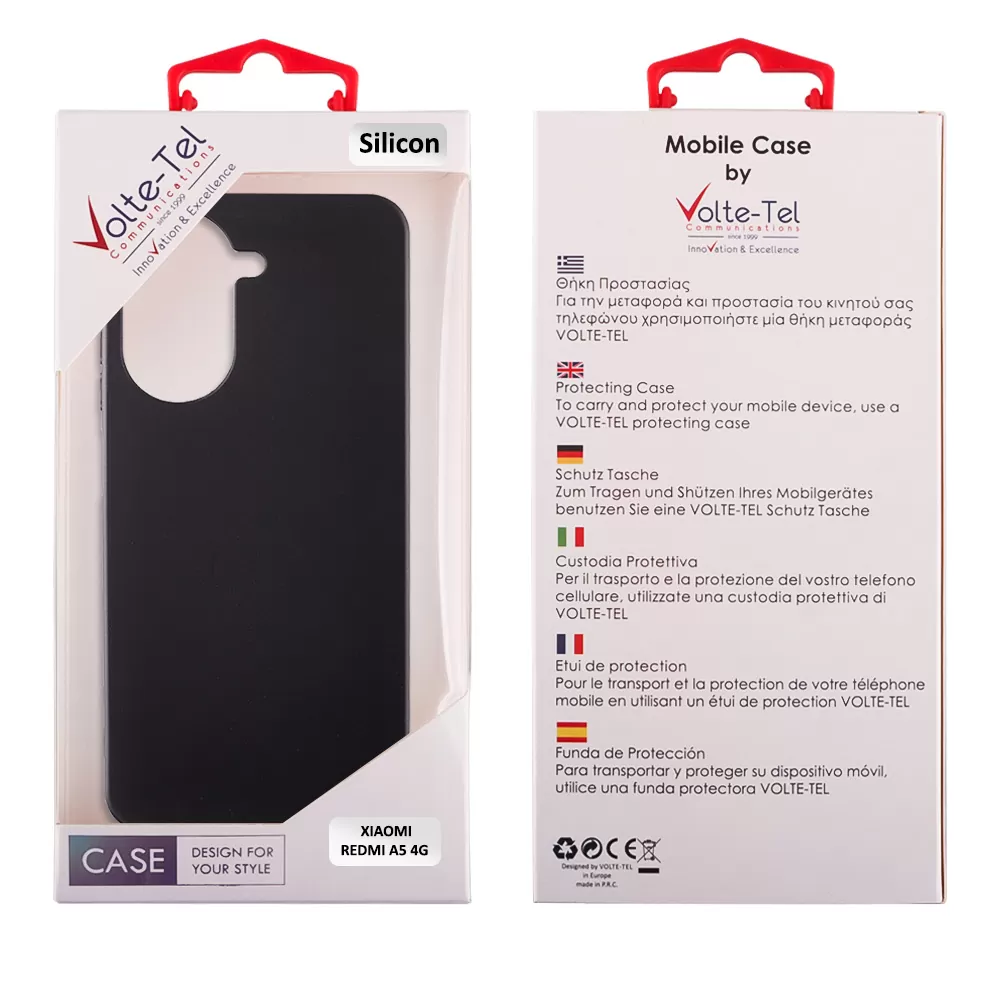 VOLTE-TEL SILICON TPU ΘΗΚΗ XIAOMI REDMI A5 4G 6.88in  CAMERA GUARD BLACK - Image 2