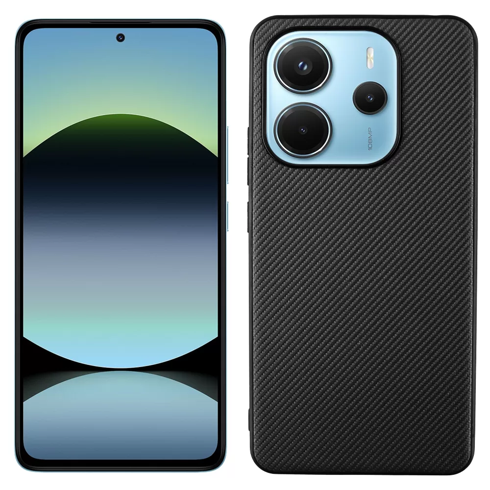 VOLTE-TEL CARBON LIFT ΘΗΚΗ XIAOMI REDMI NOTE 14 4G 6.67in  CAMERA GUARD BLACK - Image 5