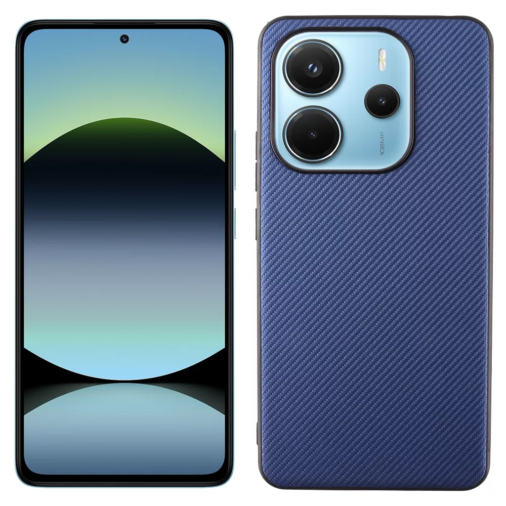 VOLTE-TEL CARBON LIFT ΘΗΚΗ XIAOMI REDMI NOTE 14 4G 6.67in  CAMERA GUARD BLUE - Image 5