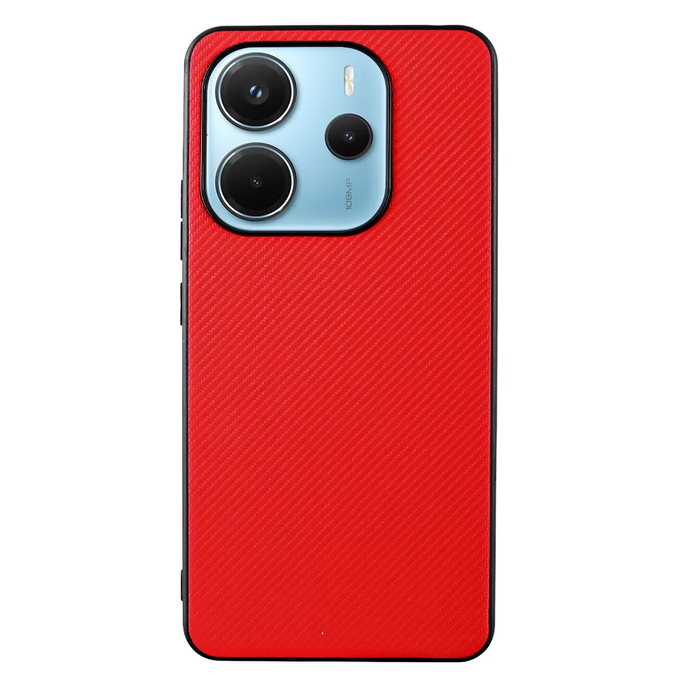 VOLTE-TEL CARBON LIFT ΘΗΚΗ XIAOMI REDMI NOTE 14 4G 6.67in  CAMERA GUARD RED - Image 6