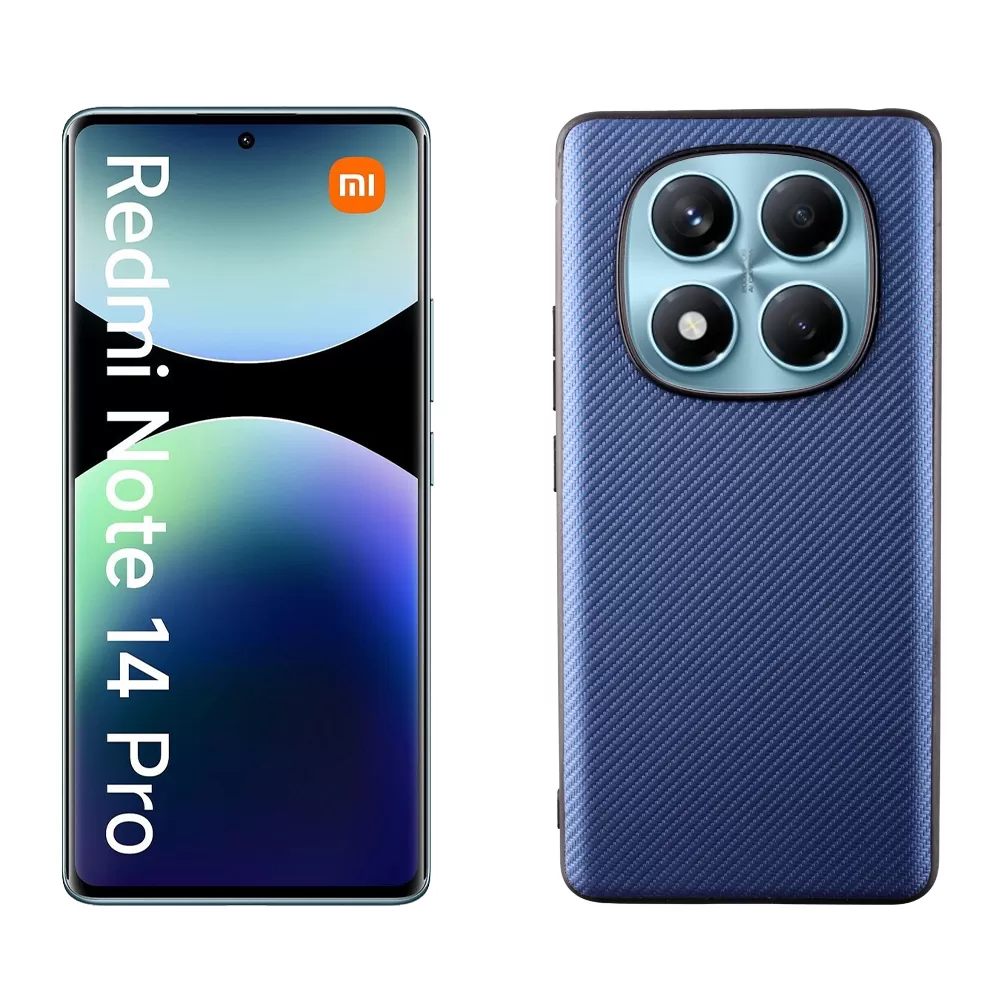 VOLTE-TEL CARBON LIFT ΘΗΚΗ XIAOMI REDMI NOTE 14 PRO 4G 6.67in  CAMERA GUARD BLUE - Image 5