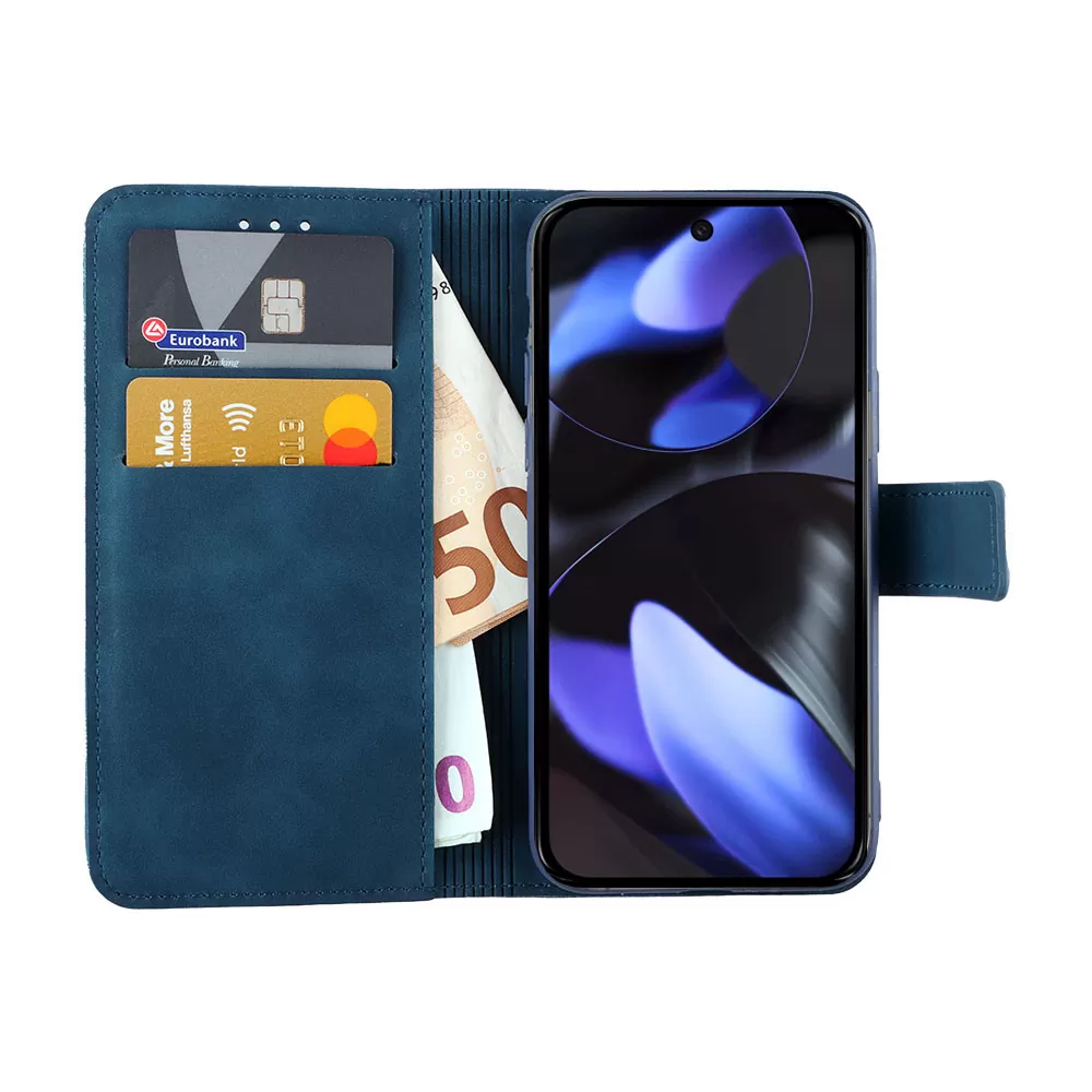 LIME ESSENTIAL ΘΗΚΗ GOOGLE PIXEL 10/PIXEL 10 PRO 5G 6.3in  MAGNET BOOK STAND CLIP DARK BLUE - Image 5