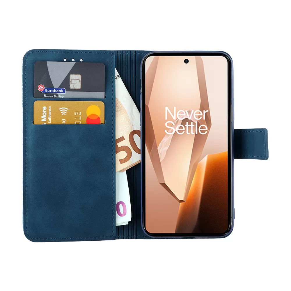 LIME ESSENTIAL ΘΗΚΗ ONEPLUS 13R 5G/ACE 5/ACE 5 PRO 6.78in  MAGNET BOOK STAND CLIP DARK BLUE - Image 5