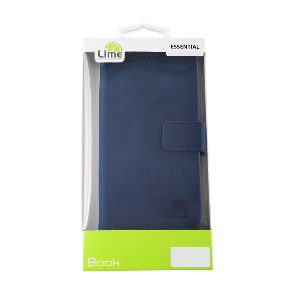 LIME ESSENTIAL ΘΗΚΗ XIAOMI POCO F7 PRO 6.67in  MAGNET BOOK STAND CLIP DARK BLUE - Image 2