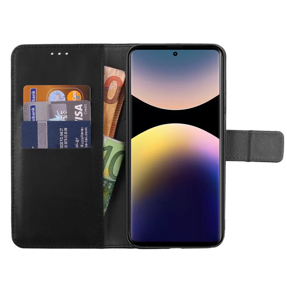 VOLTE-TEL ALLURE ΘΗΚΗ XIAOMI REDMI NOTE 14 PRO 4G 6.67in  MAGNET BOOK STAND CLIP BLACK - Image 6