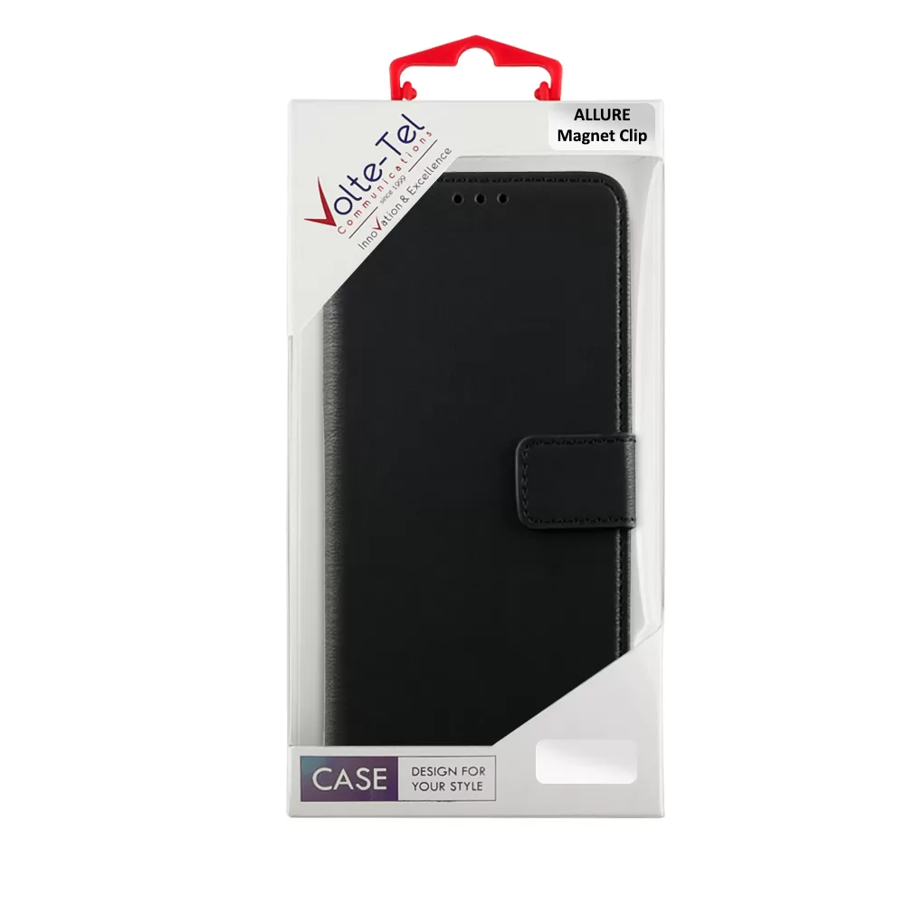 VOLTE-TEL ALLURE ΘΗΚΗ XIAOMI REDMI NOTE 14 PRO 4G 6.67in  MAGNET BOOK STAND CLIP BLACK - Image 2