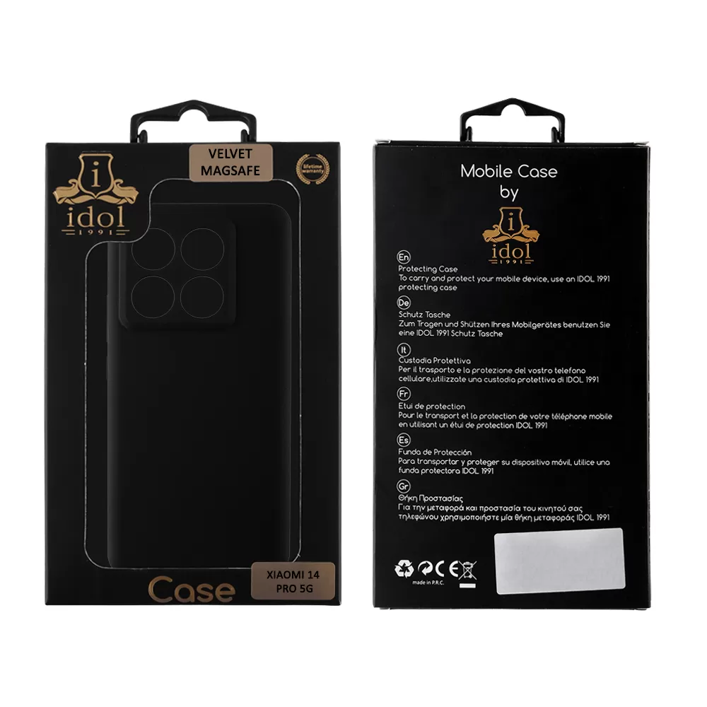 IDOL 1991 VELVET ELITE TPU ΘΗΚΗ XIAOMI 14T PRO 5G 6.67in  4 SIDE FULL CAMERA PROTECTION BLACK - Image 2