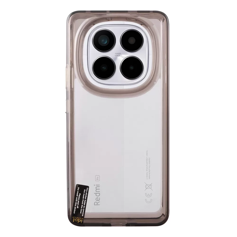 IDOL 1991 CRISTALYTE TPU ΘΗΚΗ XIAOMI REDMI NOTE 14 PRO 5G 6.67in  CAMERA GUARD ΔΙΑΦΑΝΗ ΓΚΡΙ - Image 8