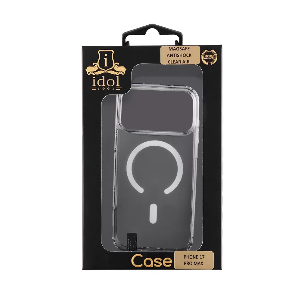 IDOL 1991 MAGSAFE ANTISHOCK CLEAR AIR TPU1 ΘΗΚΗ IPHONE 17 PRO MAX 6.9" BACK COVER  CAMERA GUARD ΔΙΑΦΑΝΗ - Image 2