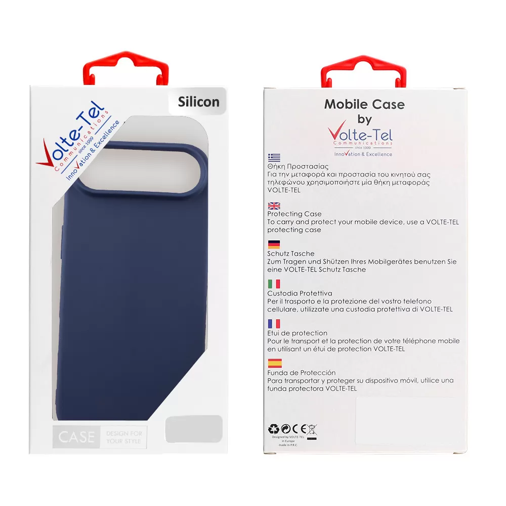 VOLTE-TEL SILICON TPU ΘΗΚΗ IPHONE 17 AIR 6.5in CAMERA GUARD BLUE - Image 2