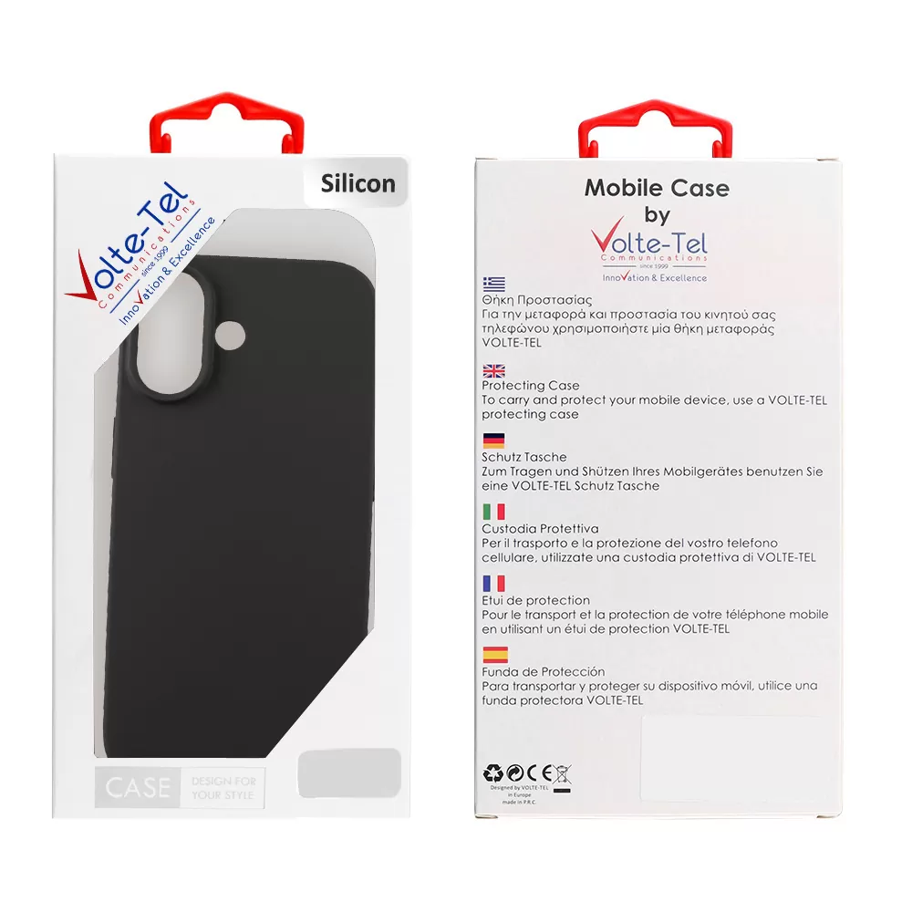 VOLTE-TEL SILICON TPU ΘΗΚΗ IPHONE 17 6.3in CAMERA GUARD BLACK - Image 2