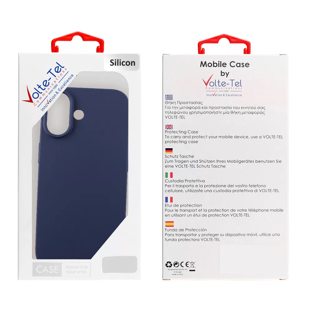 VOLTE-TEL SILICON TPU ΘΗΚΗ IPHONE 17 6.3in  CAMERA GUARD BLUE - Image 2