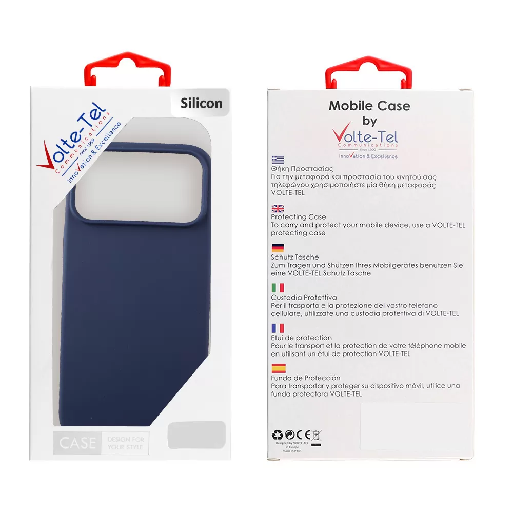 VOLTE-TEL SILICON TPU ΘΗΚΗ IPHONE 17 PRO MAX 6.9in  CAMERA GUARD BLUE - Image 2