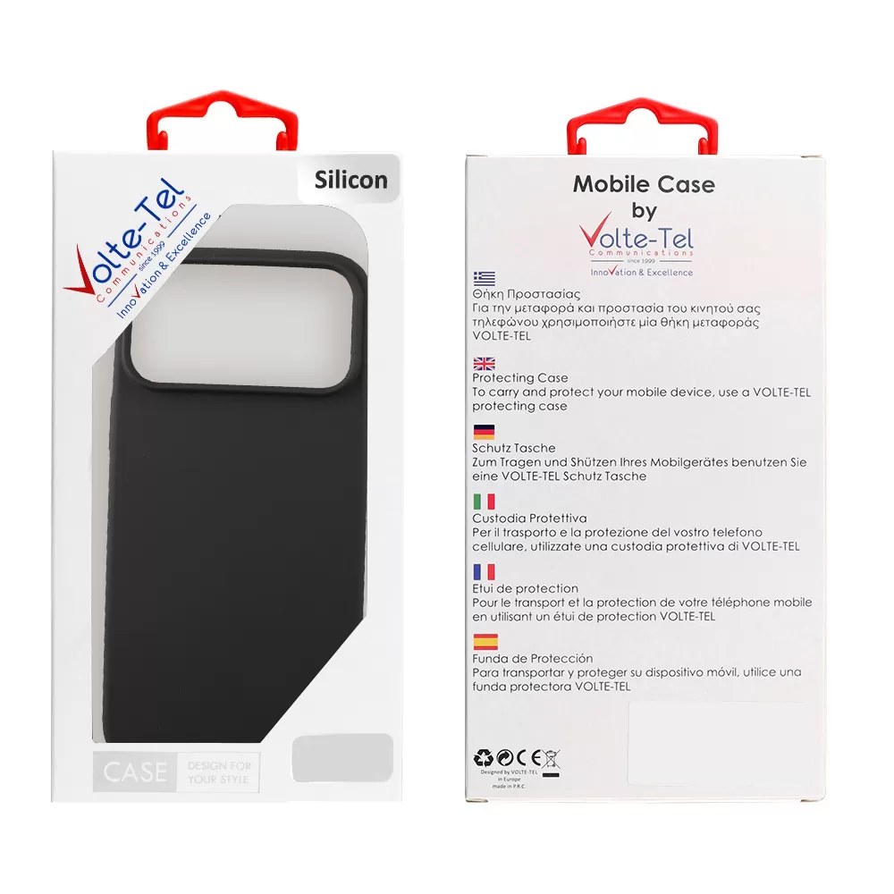 VOLTE-TEL SILICON TPU ΘΗΚΗ IPHONE 17 PRO MAX 6.9in  CAMERA GUARD BLACK - Image 2