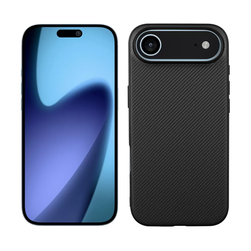 VOLTE-TEL CARBON LIFT ΘΗΚΗ IPHONE 17 AIR 6.5in  CAMERA GUARD PROTECTION BLACK - Image 5