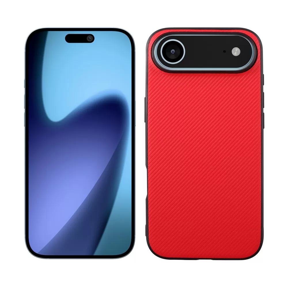 VOLTE-TEL CARBON LIFT ΘΗΚΗ IPHONE 17 AIR 6.5in  CAMERA GUARD PROTECTION RED - Image 5