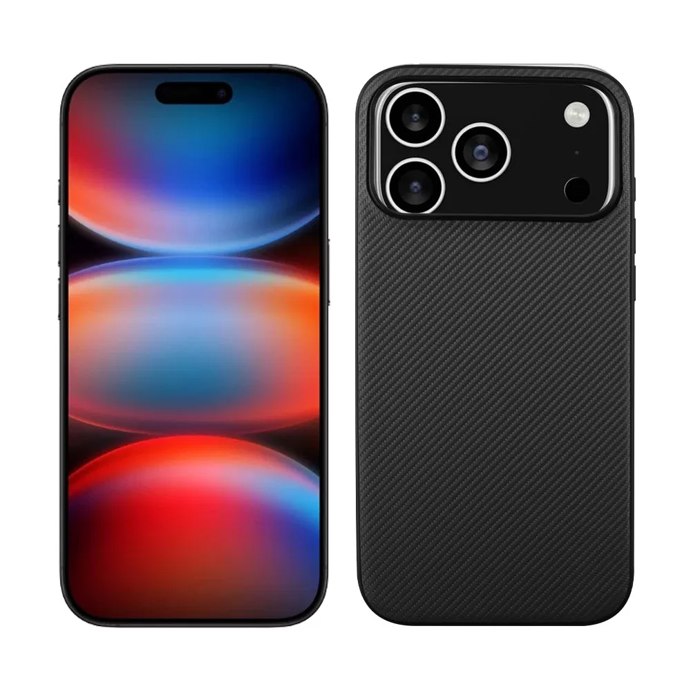 VOLTE-TEL CARBON LIFT ΘΗΚΗ IPHONE 17 PRO MAX 6.9in  CAMERA GUARD PROTECTION BLACK - Image 5