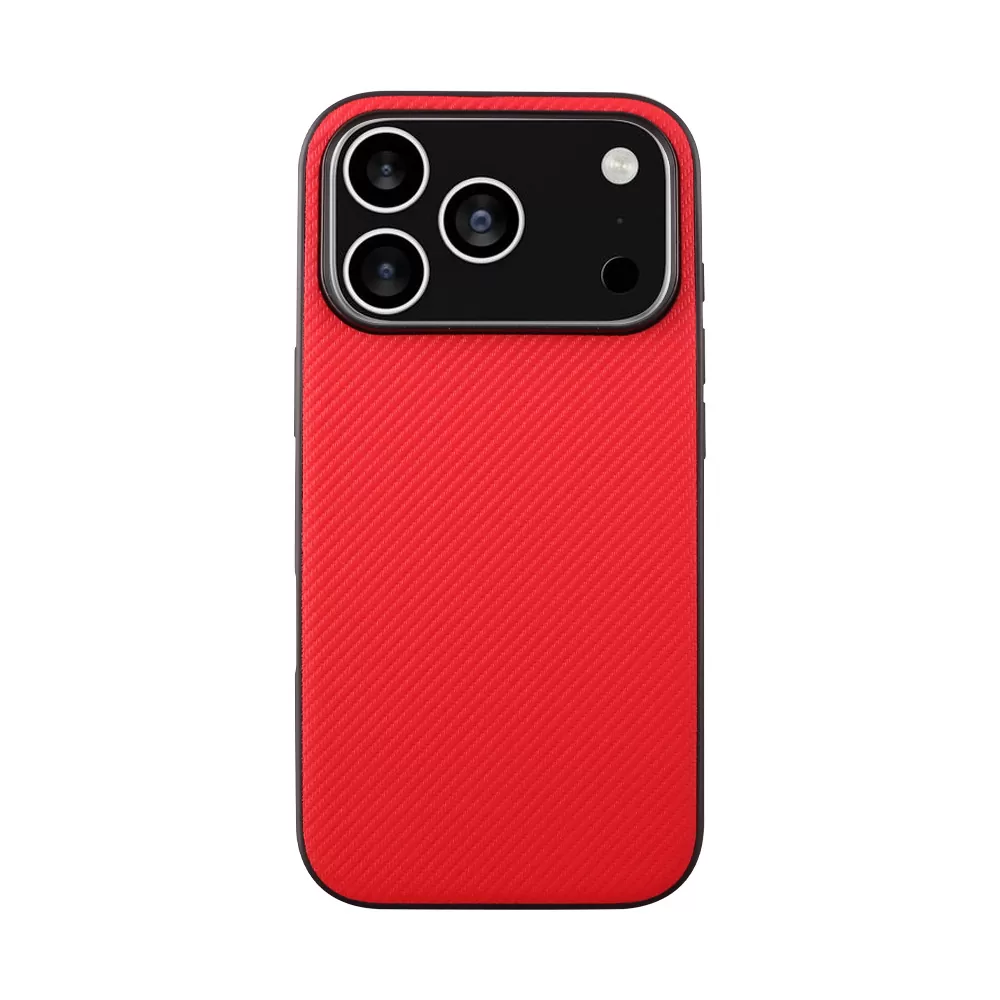 VOLTE-TEL CARBON LIFT ΘΗΚΗ IPHONE 17 PRO MAX 6.9in  CAMERA GUARD PROTECTION RED - Image 6