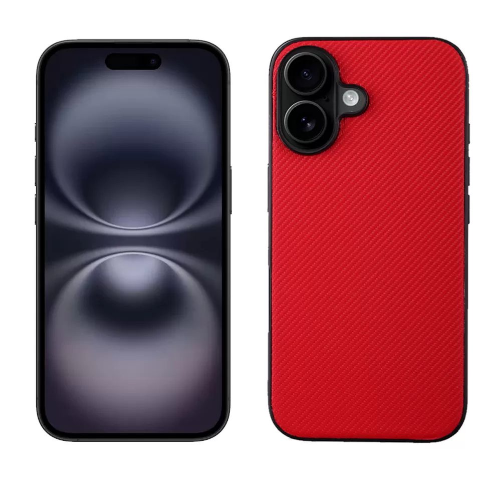 VOLTE-TEL CARBON LIFT ΘΗΚΗ IPHONE 17 6.3in  CAMERA GUARD PROTECTION RED - Image 5