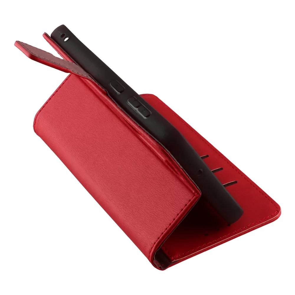 VOLTE-TEL ALLURE ΘΗΚΗ IPHONE 17 PRO ΜΑΧ 6.9in  MAGNET BOOK STAND CLIP RED - Image 5