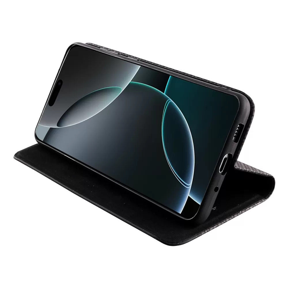 IDOL 1991 ELITE ΘΗΚΗ IPHONE 17 6.3in  ANTI-RFID BOOK STAND BLACK - Image 4