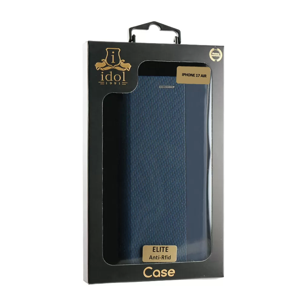 IDOL 1991 ELITE ΘΗΚΗ IPHONE 17 AIR 6.5in  ANTI-RFID BOOK STAND BLUE - Image 2