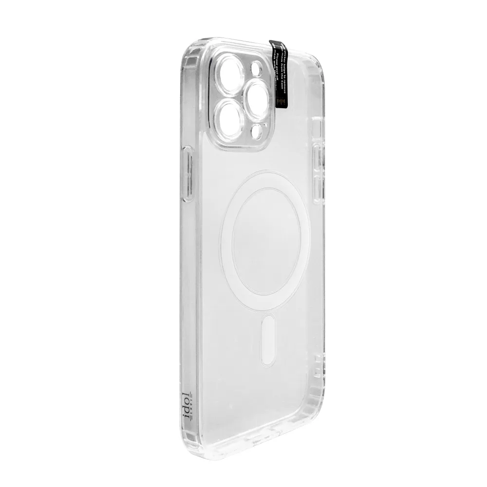 IDOL 1991 MAGSAFE ANTISHOCK CLEAR AIR TPU1 ΘΗΚΗ IPHONE 13 PRO MAX 6.7" BACK COVER  FULL CAMERA PROTECTION ΔΙΑΦΑΝΗ - Image 4