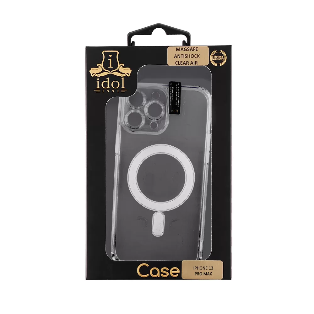 IDOL 1991 MAGSAFE ANTISHOCK CLEAR AIR TPU1 ΘΗΚΗ IPHONE 13 PRO MAX 6.7" BACK COVER  FULL CAMERA PROTECTION ΔΙΑΦΑΝΗ - Image 2