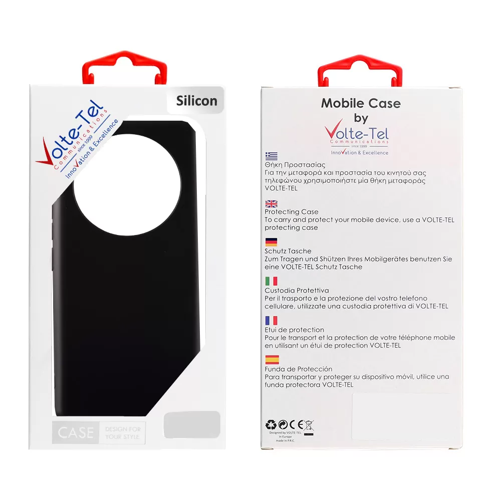VOLTE-TEL SILICON TPU ΘΗΚΗ HONOR MAGIC7 LITE 5G 6.78in CAMERA GUARD BLACK - Image 2