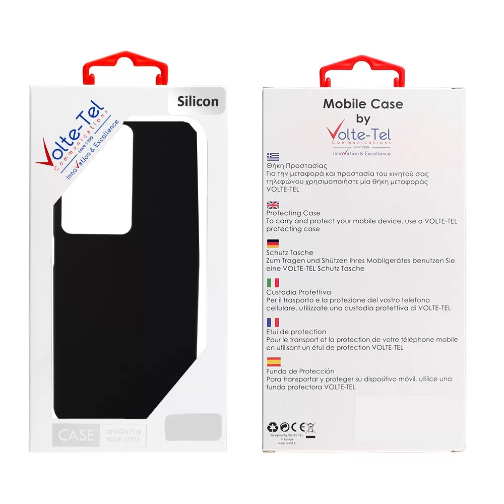 VOLTE-TEL SILICON TPU ΘΗΚΗ REALME 14X 6.67in  CAMERA GUARD BLACK - Image 2
