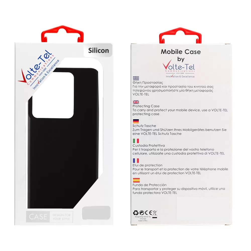VOLTE-TEL SILICON TPU ΘΗΚΗ REALME NOTE 60 6.74in  CAMERA GUARD BLACK - Image 2