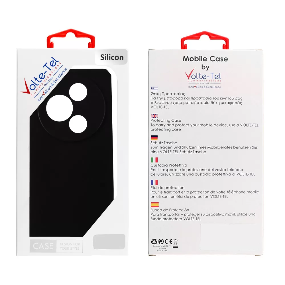 VOLTE-TEL SILICON TPU ΘΗΚΗ TCL 605/ 60 SE 6.67in  FULL CAMERA PROTECTION BLACK - Image 2