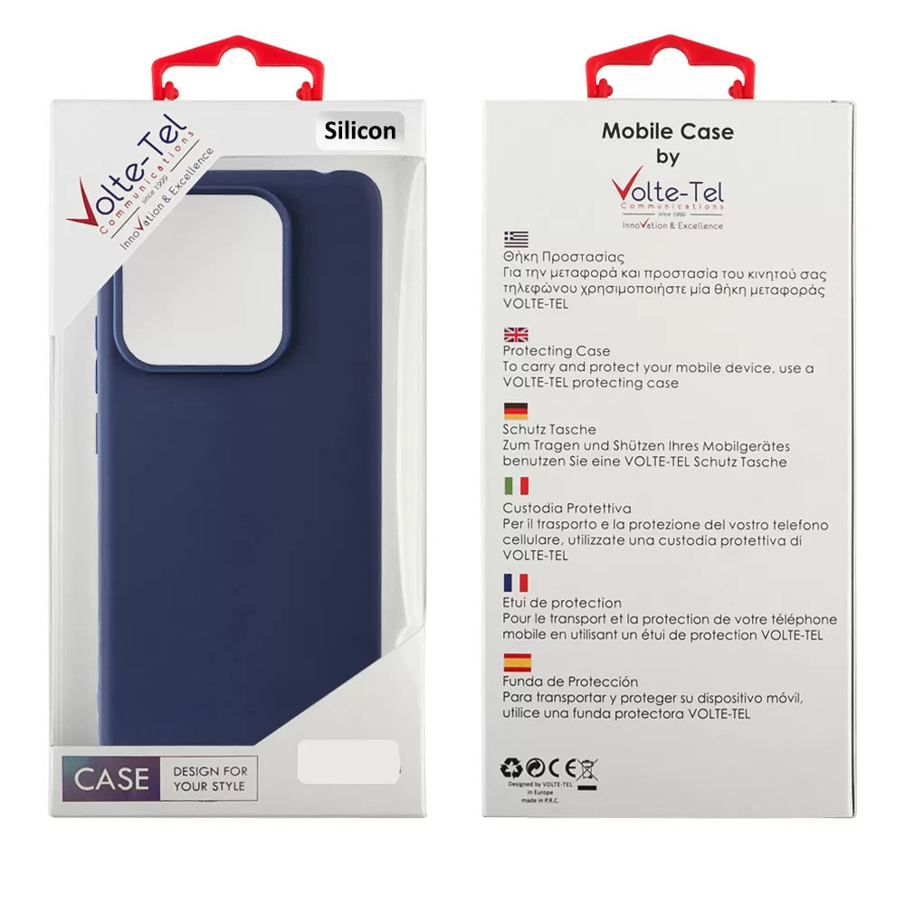 VOLTE-TEL SILICON TPU ΘΗΚΗ XIAOMI REDMI NOTE 14S 6.67in CAMERA GUARD BLUE - Image 2