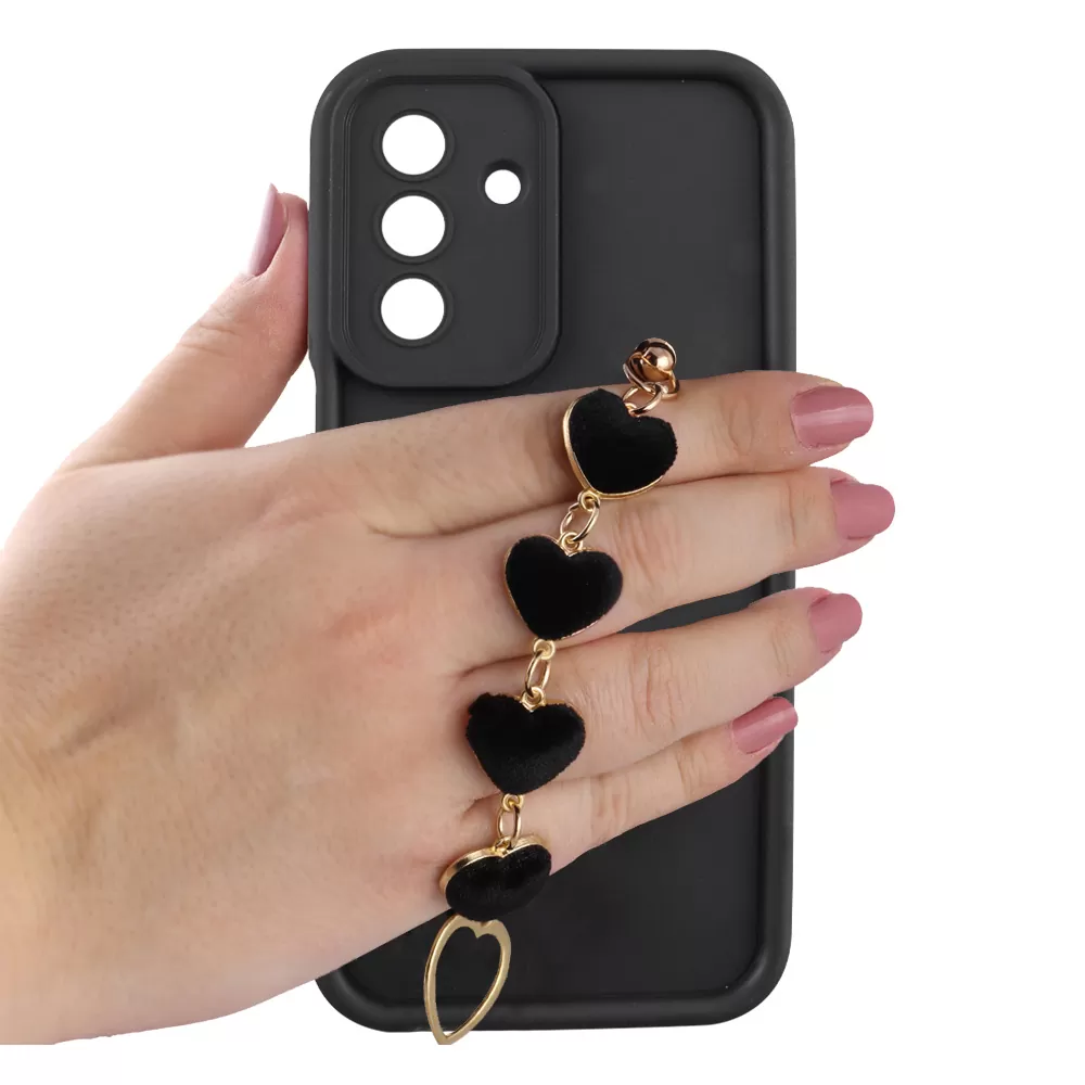 VOLTE-TEL SILICON TPU WITH STRAP ΘΗΚΗ SAMSUNG A17 4G A175/A17 5G A176/M17 5G M176 6.7in  FULL CAMERA PROTECTION BLACK WITH BLACK - Image 5