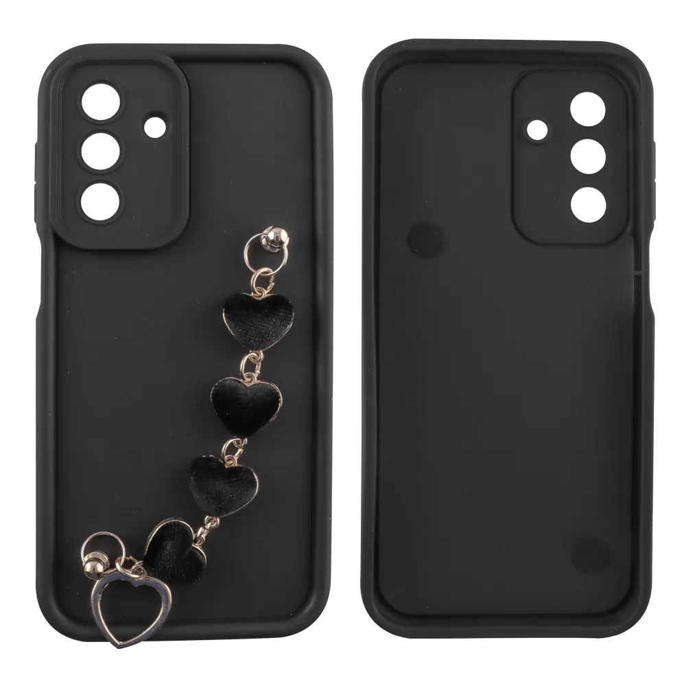 VOLTE-TEL SILICON TPU WITH STRAP ΘΗΚΗ SAMSUNG A17 4G A175/A17 5G A176/M17 5G M176 6.7in  FULL CAMERA PROTECTION BLACK WITH BLACK - Image 4