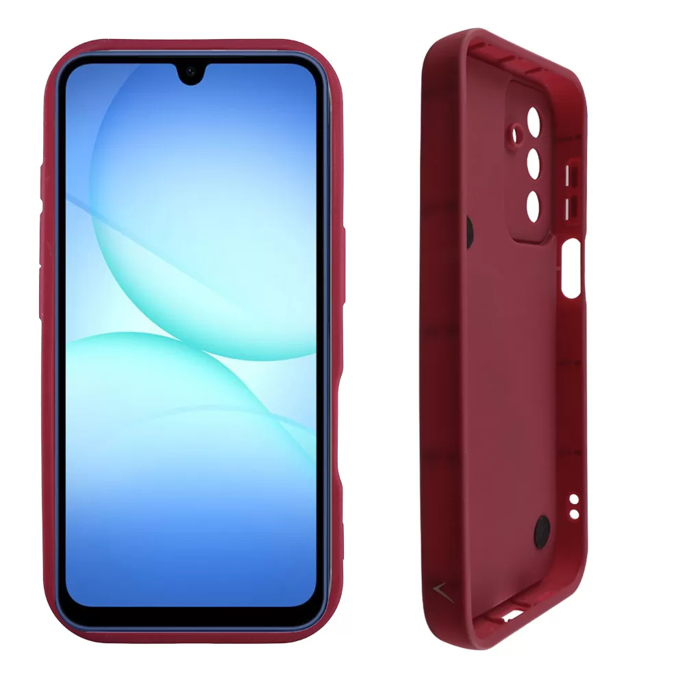 VOLTE-TEL SILICON TPU WITH STRAP ΘΗΚΗ SAMSUNG A17 4G A175/A17 5G A176/M17 5G M176 6.7in  FULL CAMERA PROTECTION BURGUNDY WITH RE - Image 4