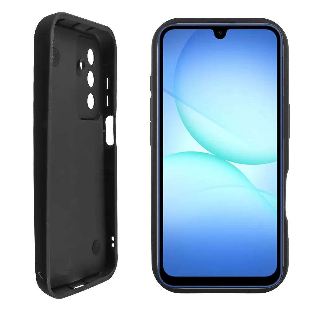 VOLTE-TEL SILICON TPU WITH STRAP ΘΗΚΗ SAMSUNG A17 4G A175/A17 5G A176/M17 5G M176 6.7in  FULL CAMERA PROTECTION BLACK WITH BLACK - Image 4