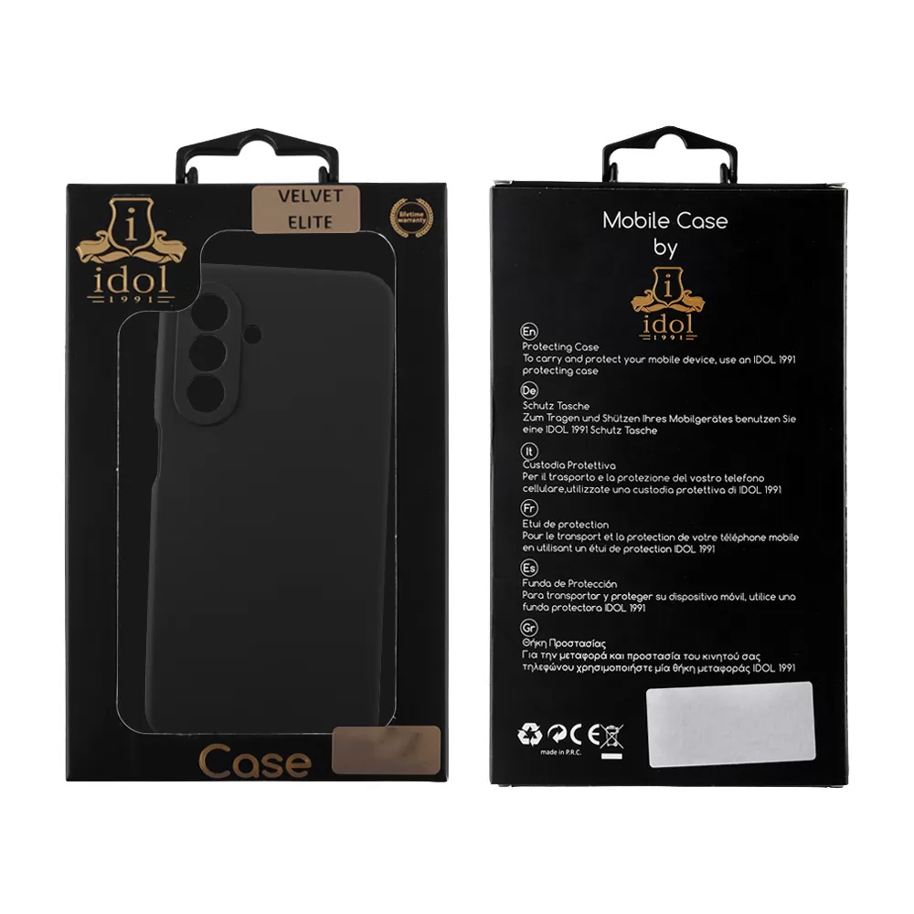 IDOL 1991 VELVET ELITE TPU ΘΗΚΗ SAMSUNG A17 4G A175/A17 5G A176/M17 5G M176 6.7in 4 SIDE FULL CAMERA PROTECTION BLACK - Image 2