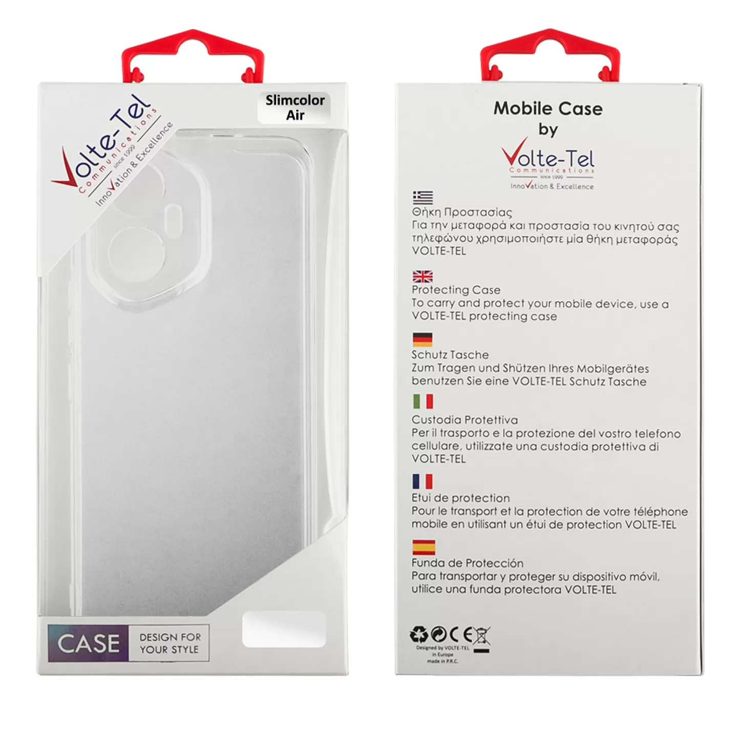 VOLTE-TEL ΘΗΚΗ VIVO V50 LITE 5G 6.77" SLIMCOLOR AIR TPU FULL CAMERA PROTECTION ΔΙΑΦΑΝΗ - Image 2