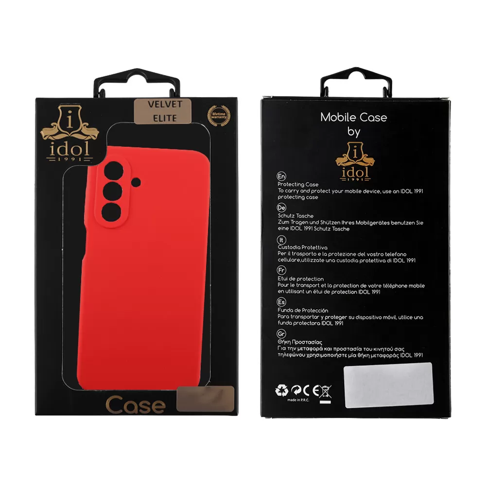 IDOL 1991 VELVET ELITE TPU ΘΗΚΗ SAMSUNG A17 4G A175/A17 5G A176/M17 5G M176 6.7in 4 SIDE FULL CAMERA PROTECTION RED - Image 2