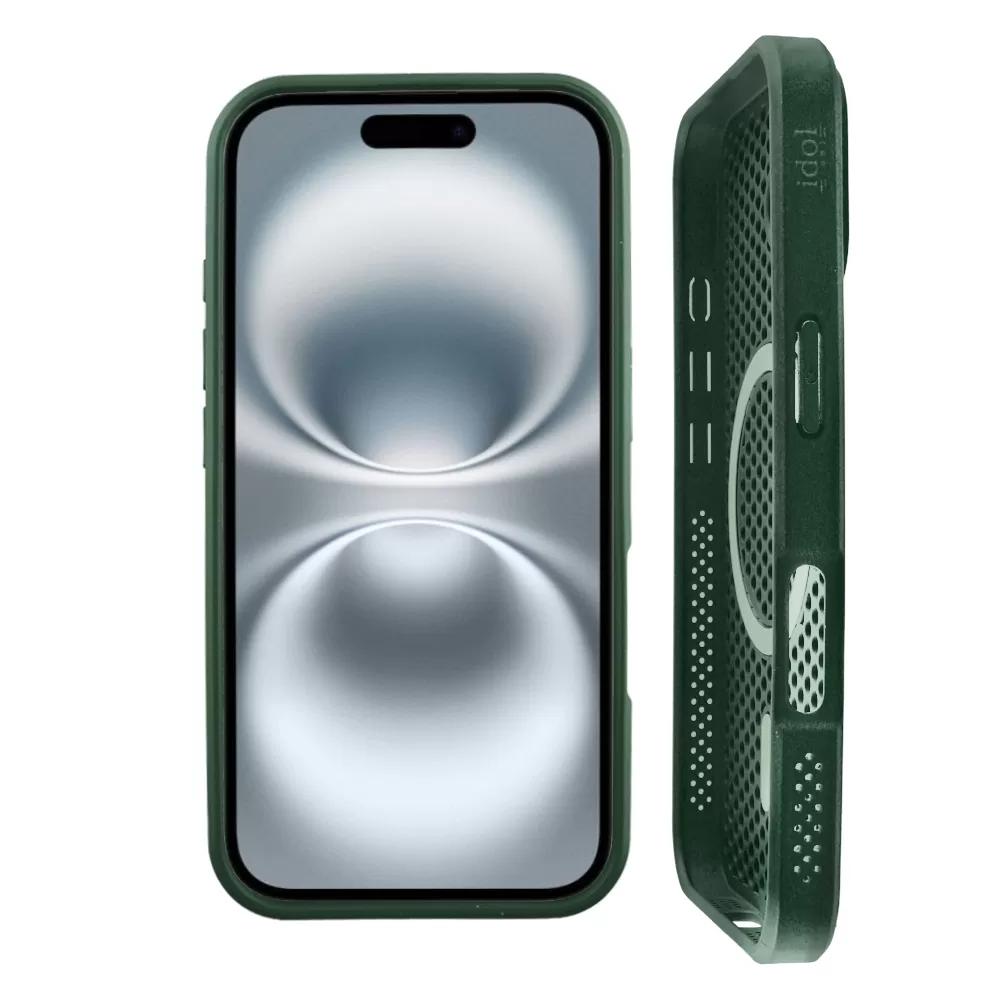 IDOL 1991 MAG AIR TPU ΘΗΚΗ IPHONE 16 6.1in MAGSAFE CAMERA GUARD DARK GREEN - Image 12