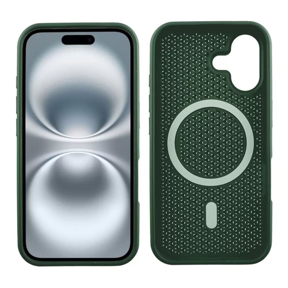 IDOL 1991 MAG AIR TPU ΘΗΚΗ IPHONE 16 6.1in MAGSAFE CAMERA GUARD DARK GREEN - Image 11