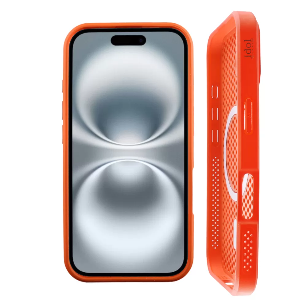 IDOL 1991 MAG AIR TPU ΘΗΚΗ IPHONE 16 6.1in MAGSAFE CAMERA GUARD ORANGE - Image 12