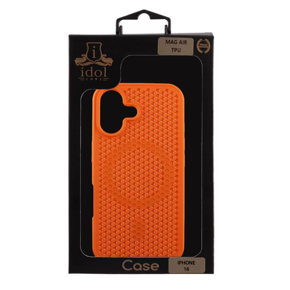 IDOL 1991 MAG AIR TPU ΘΗΚΗ IPHONE 16 6.1in MAGSAFE CAMERA GUARD ORANGE - Image 2