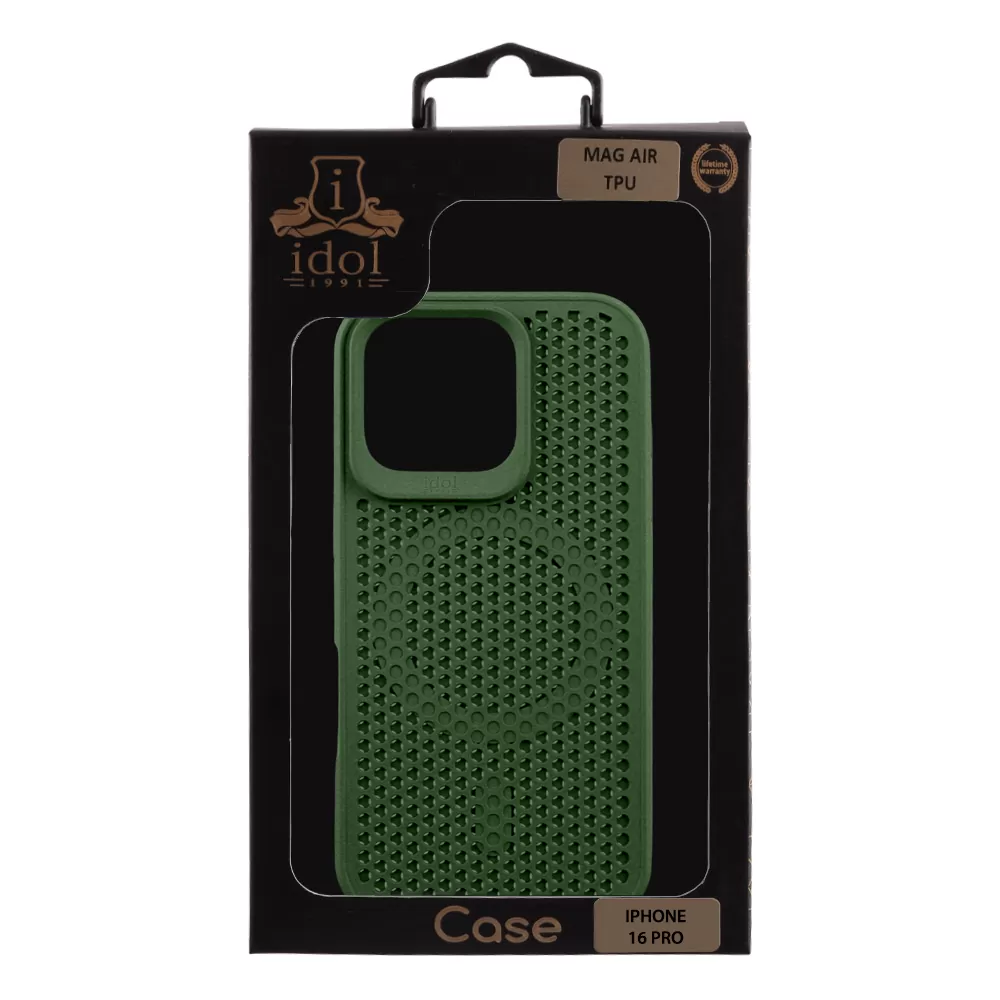 IDOL 1991 MAG AIR TPU ΘΗΚΗ IPHONE 16 PRO 6.3in MAGSAFE CAMERA GUARD DARK GREEN - Image 2
